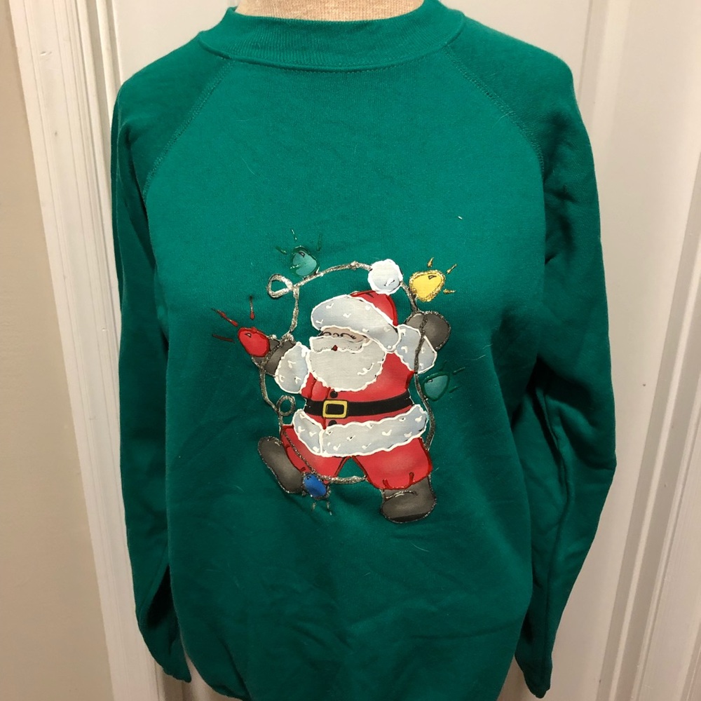 Ugly Christmas sweater handmade size large